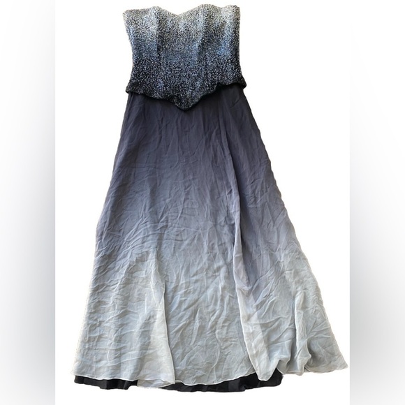 LILLIE RUBIN SILK AND BEADED OMBRÉ FORMAL GOWN - NOT FOR SALE - Picture 1 of 7